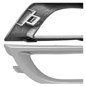 Moldura de defensa Mazda 10-11 delantera filo cromo derecha