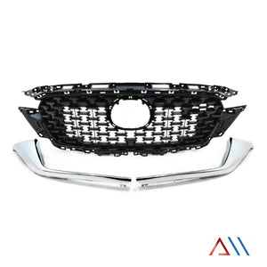 Parrilla Mazda Cx5 22-24 c/moldura cromo