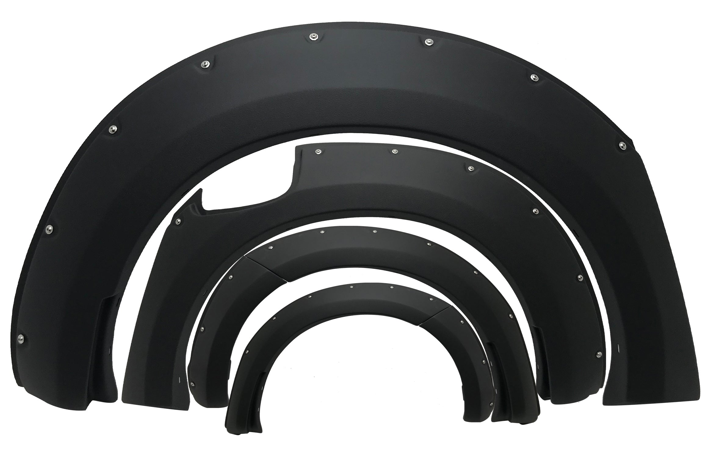 Cantoneras Frontier, NP300 16-20 9¨ negro mate