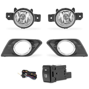 Kit faros de niebla X-trail 15-16 KIT c/cables y switch oem c/focos H11