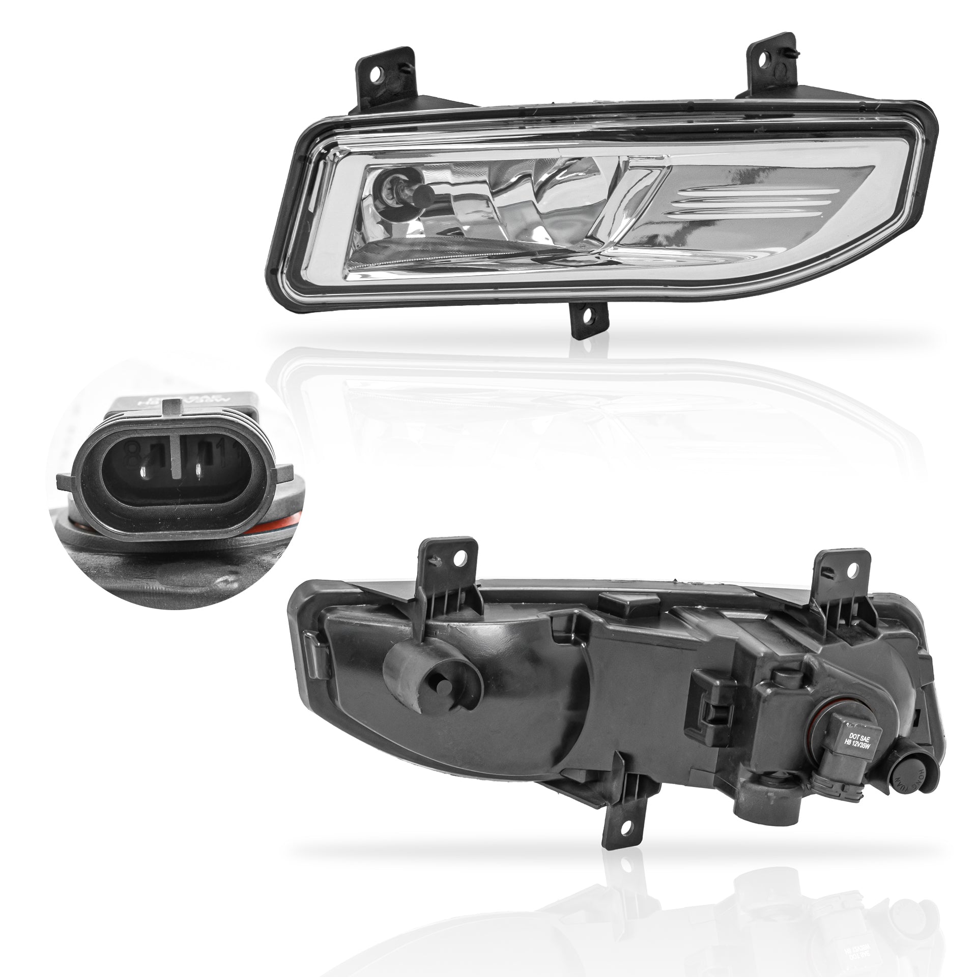 Faro niebla Versa 20-25 Sentra 20-25 X-trail 17-19 Kicks 17-19 Note 17-19 c/foco Der.