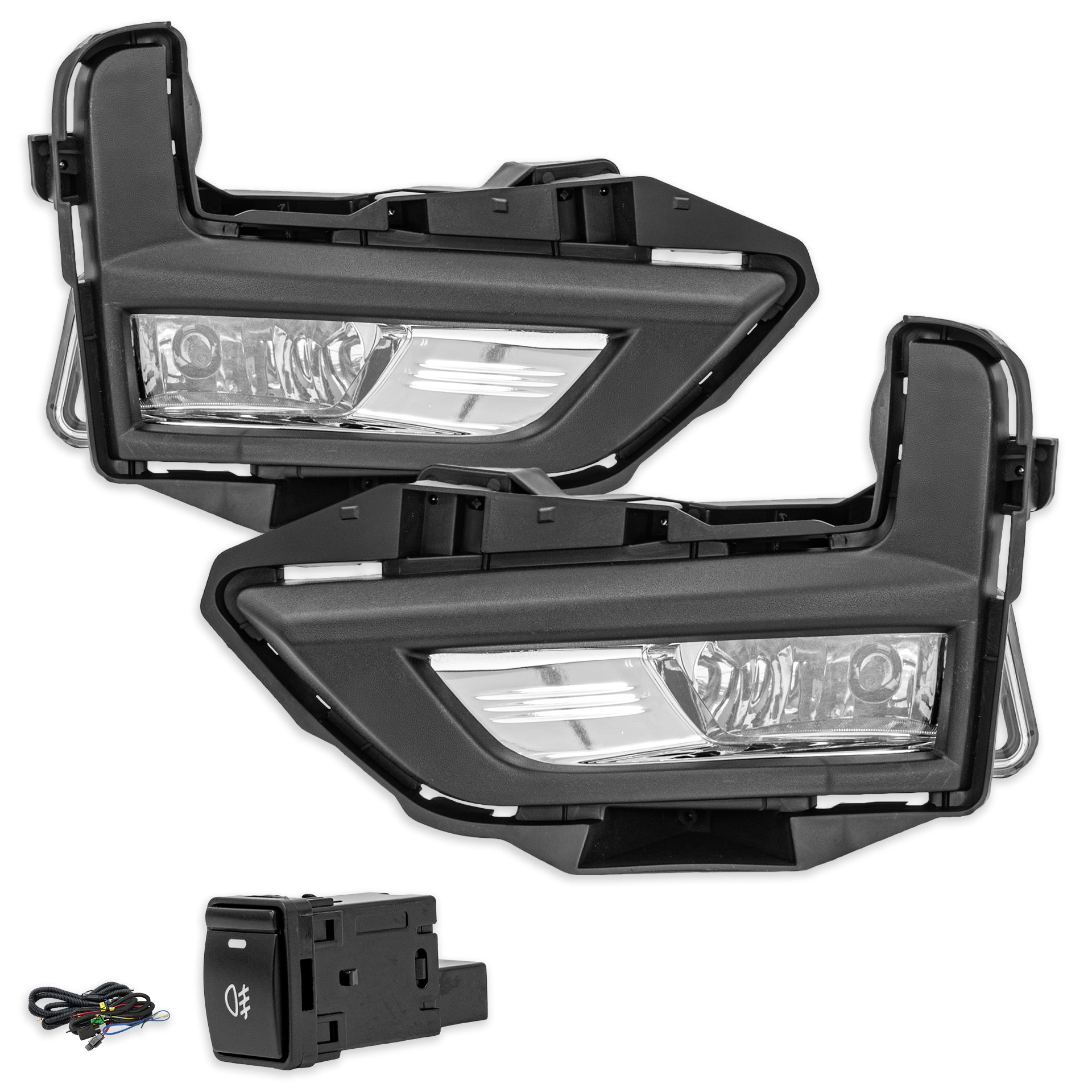 Kit Faros de niebla X-trail 17-22 c/arnes, switch Universal y focos H8