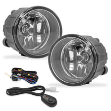 Cargar imagen en el visor de la galería, Kit faros de niebla Xtrail 08-10 c/arnes switch Universal y focos H11