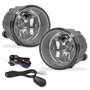 Kit faros de niebla Xtrail 08-10 c/arnes switch Universal y focos H11
