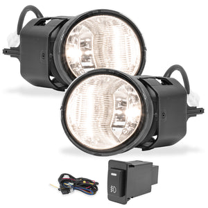 Kit faros de niebla Frontier 05-15 c/arnes switch oem y focos H3