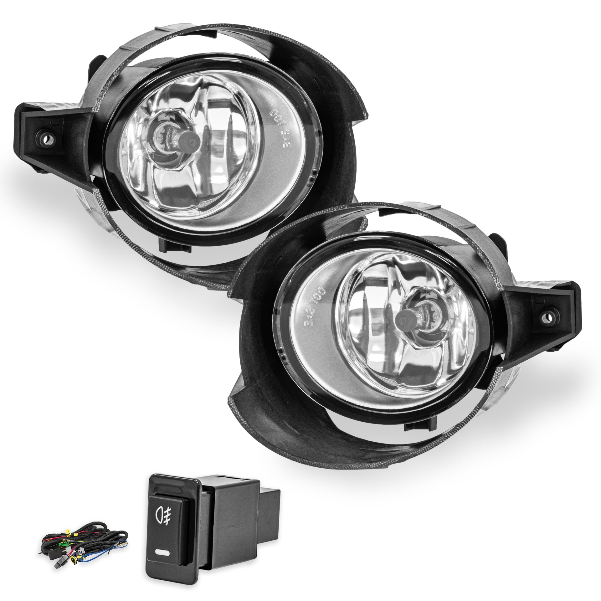 Kit faros de niebla Sentra 07-09 c/arnes switch oem y focos H11