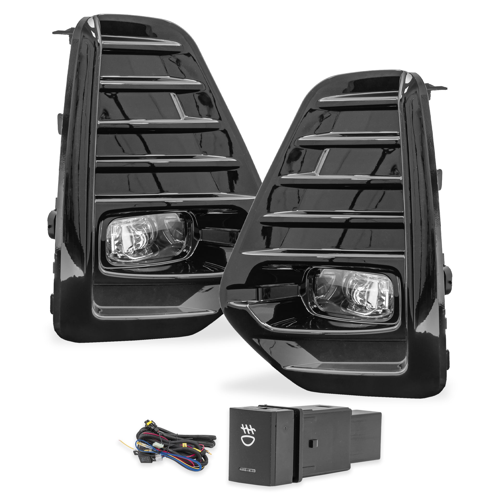 Kit faros de niebla Kicks 21-22 c/arnes interruptor oem LED