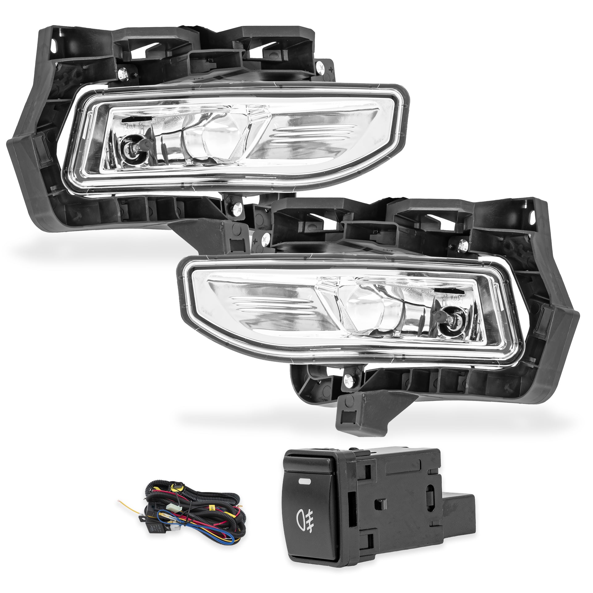 Kit faros de niebla Nissan Note 17-19 KIT c/arnes y switch c/foco H8