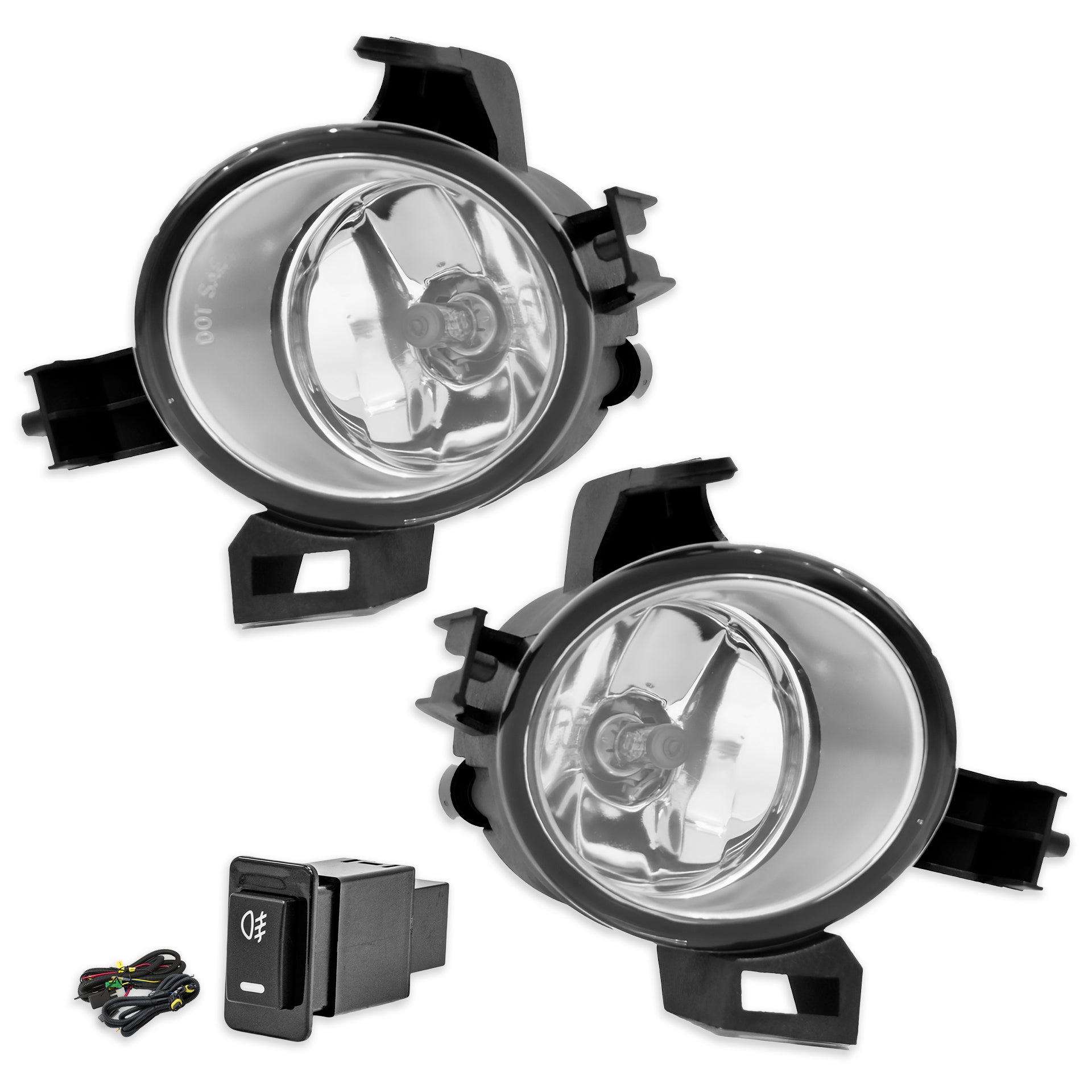 Kit faros de niebla Altima 05-06 KIT c/arnes y switch c/foco H11