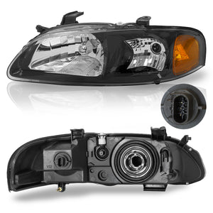 Faro Sentra SE-R 00-03 negro izquierdo