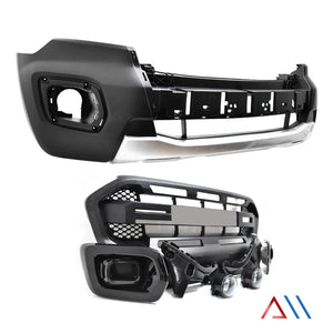 Defensa Ranger 17-20 conversion con faros, rejillas parrilla