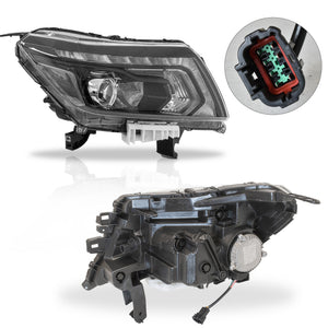 Faro Np300-Frontier 17-22 Full LED negro derecho