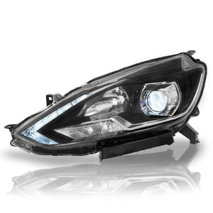 Faro Sentra 17-19 exclusive c/lupa c/luz de dia izquierdo