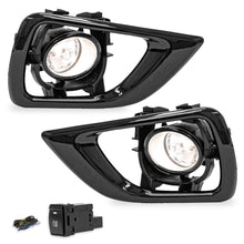 Load image into Gallery viewer, Kit Faros de niebla Np300 Frontier 17-20 bisel negro, c/arnes switch oem y focos H11