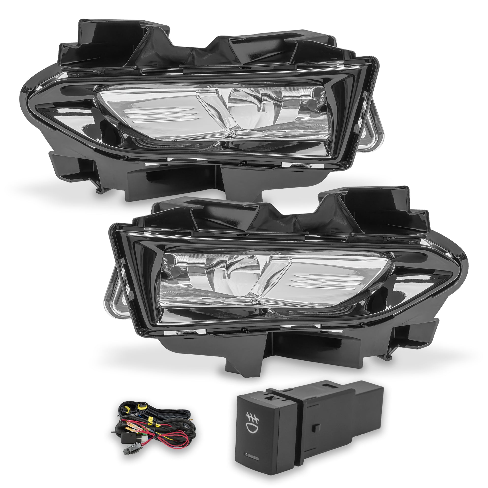 Faros de niebla Versa 23-25 c/arnes, switch oem y focos