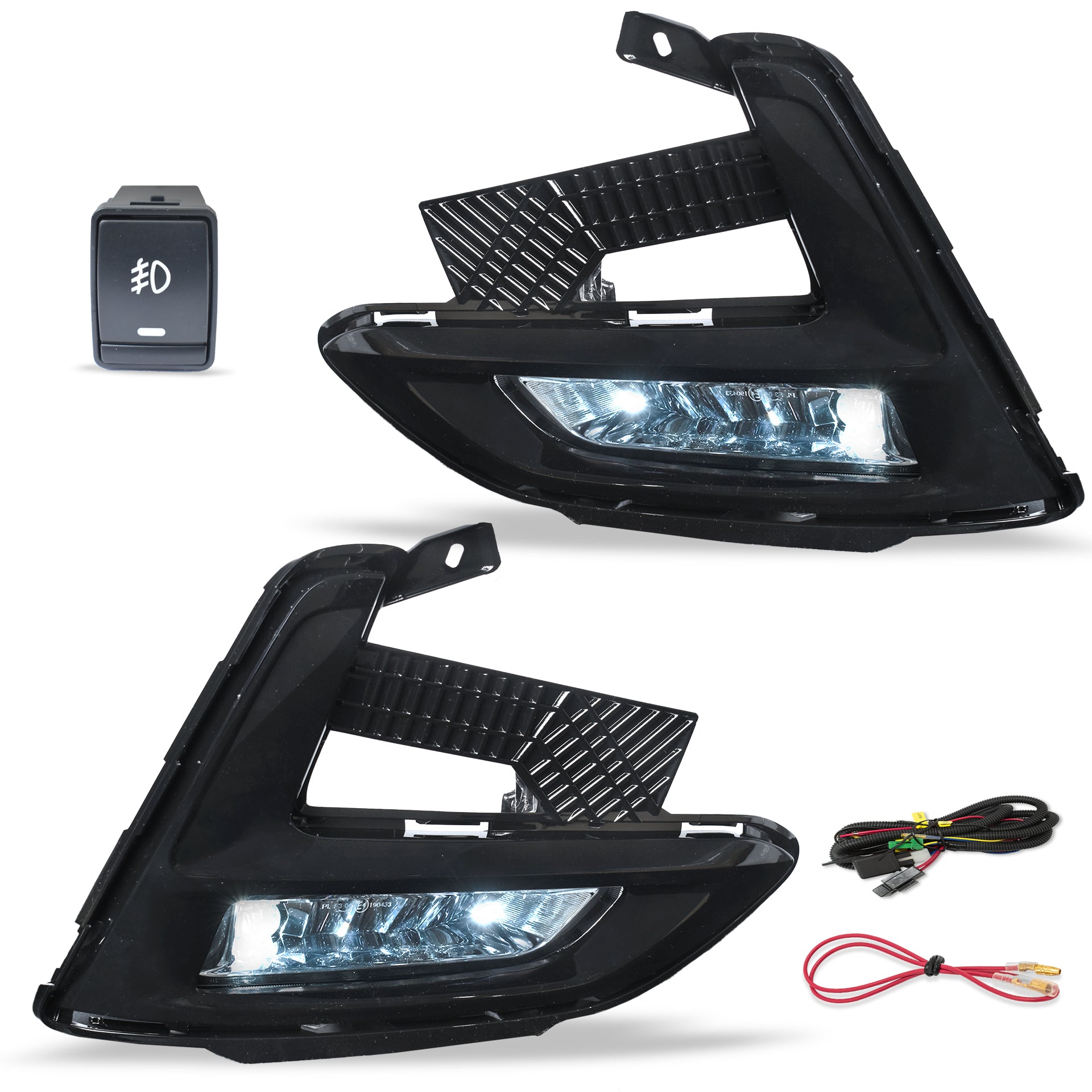 Faros de niebla Sentra 20-22 Led c/arnes, switch univ. y c/focos