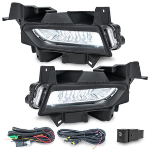 Faros de niebla Versa 23-24 Led c/arnes, switch oem y focos
