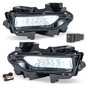 Faros de niebla Versa 20-22 Led c/arnes, switch oem y focos