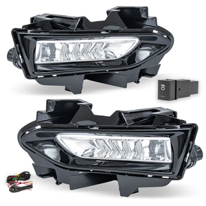 Faros de niebla Versa 20-22 Led c/arnes, switch oem y focos