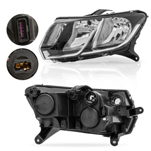 Faro Stepwway 16-19/ Logan 15-17/ Sandero 17-18 c/filo cromo izquierdo