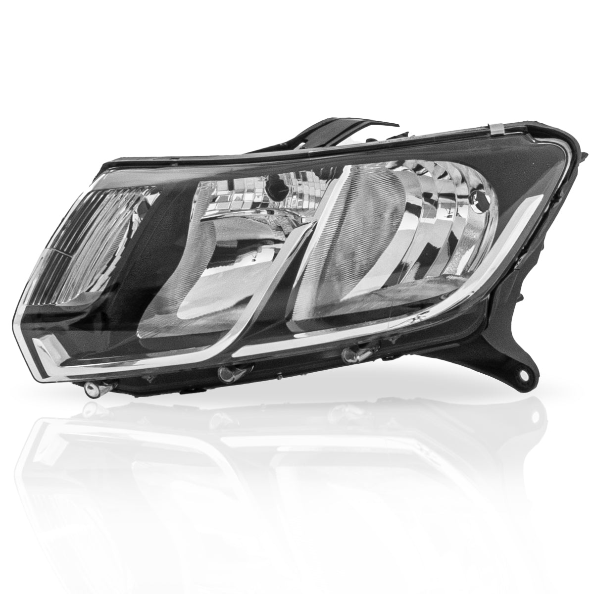 Faro Stepwway 16-19/ Logan 15-17/ Sandero 17-18 c/filo cromo izquierdo
