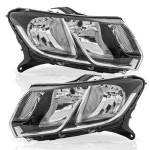 Faro Stepwway 16-19/ Logan 15-17/ Sandero 17-18 c/filo cromo izquierdo