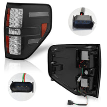 Load image into Gallery viewer, Calaveras F150 Lobo 08-14 LED negras performance jgo. 2pzas.