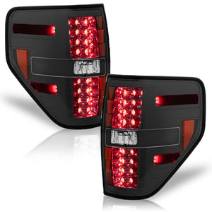 Calaveras F150 Lobo 08-14 LED negras performance jgo. 2pzas.