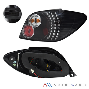 Calaveras Peugeot 307 01-06 LED negras Performance