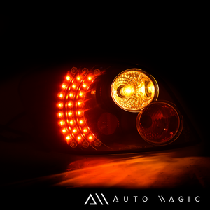 Calaveras Peugeot 307 01-06 LED negras Performance