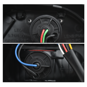 Calaveras Golf 00-05 LED negras performance