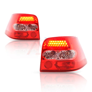 Calaveras Golf A4 99-05 LED rojas performance