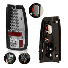Cargar imagen en el visor de la galería, Calaveras Silverado 99-02 Base, SS400 LED negras de alto rendimiento