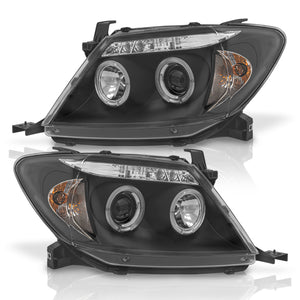 Faros Hilux 09-11 c/lupa ojo de ángel Performance