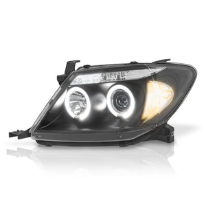 Faros Hilux 09-11 c/lupa ojo de ángel Performance