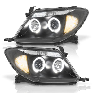 Faros Hilux 09-11 c/lupa ojo de ángel Performance