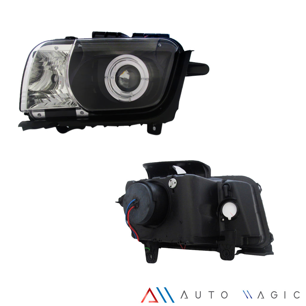 Faros Camaro 11-14 c/lupa y ojo de angel Performance
