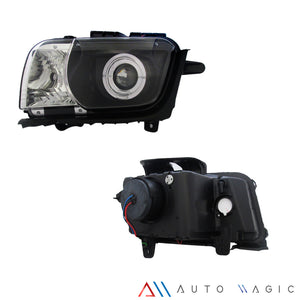 Faros Camaro 11-14 c/lupa y ojo de angel Performance