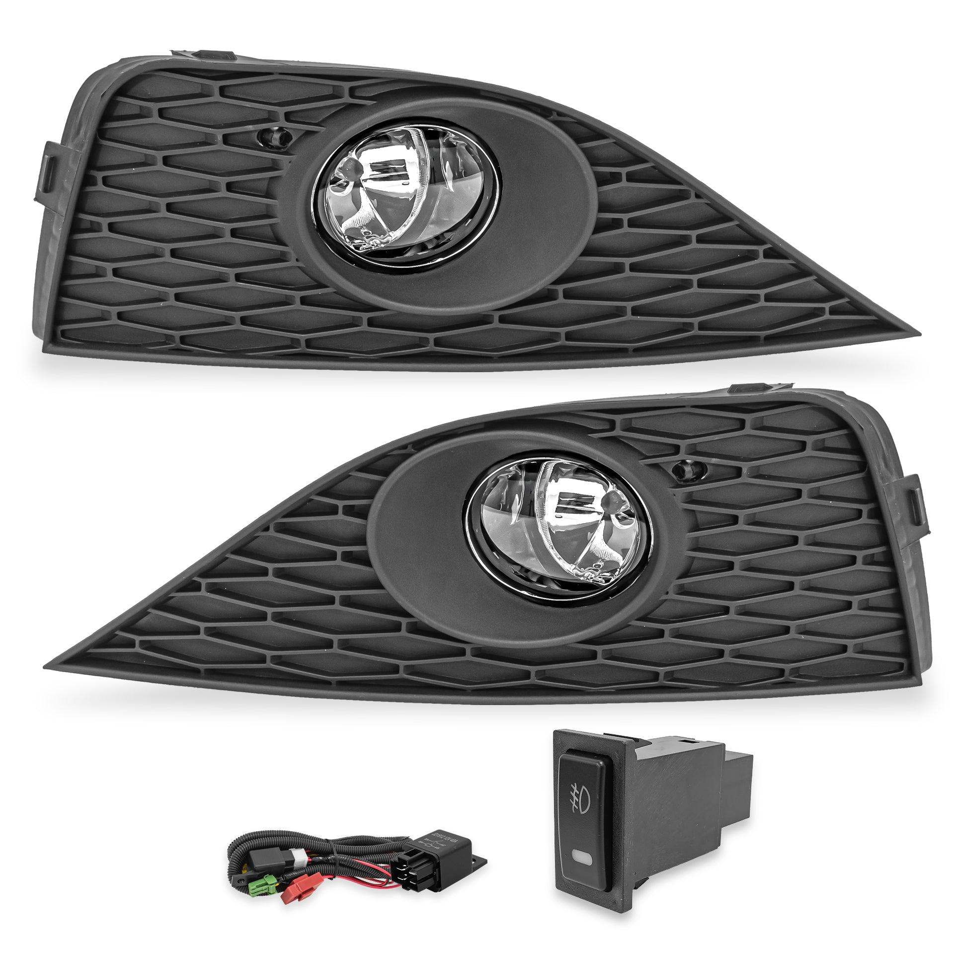 Kit Faros de niebla Ibiza 09-12 c/arnes switch Universal y focos