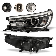 Cargar imagen en el visor de la galería, Faros Hilux 16-23 c/lupa full LED Performance
