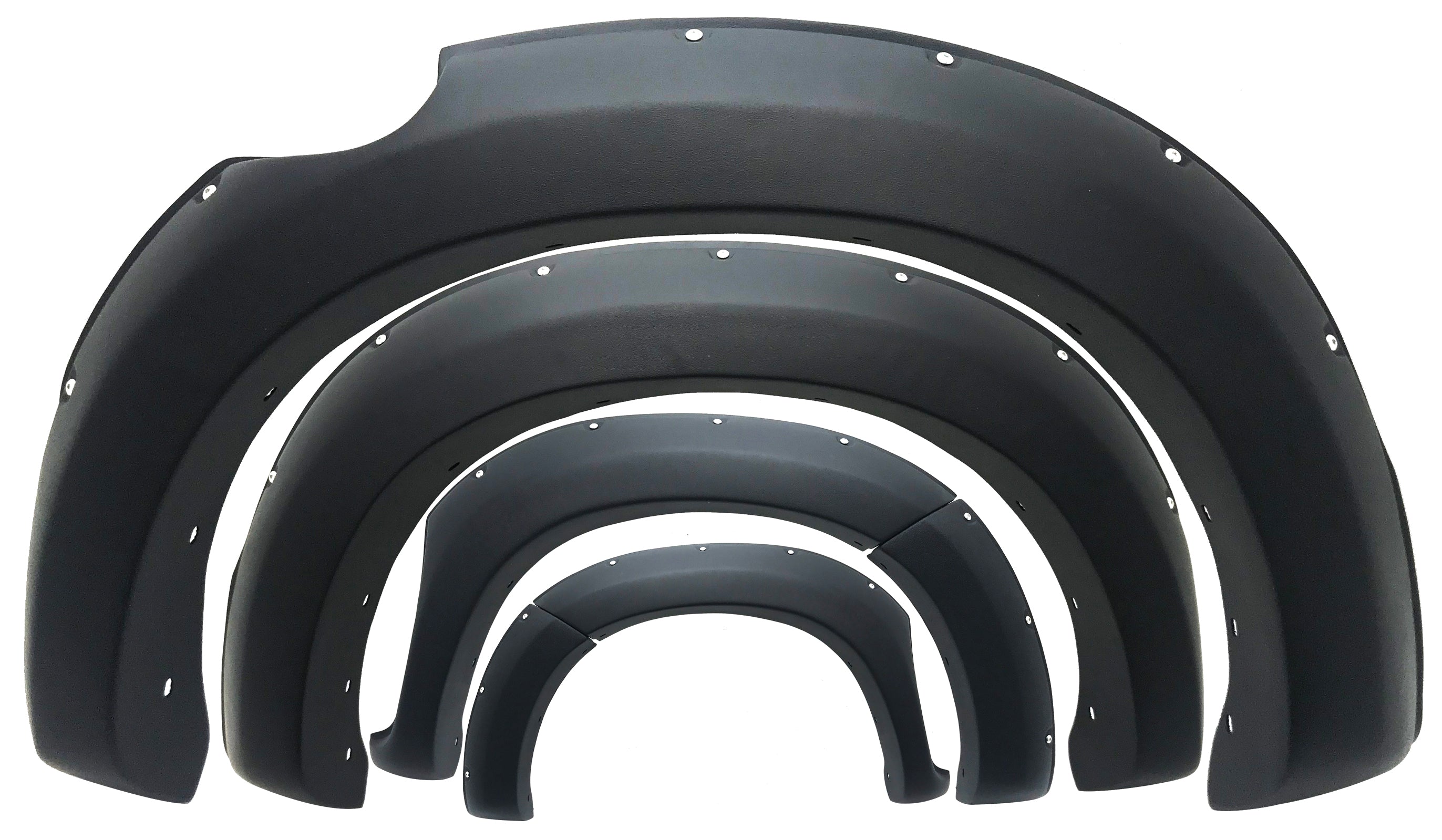 Cantoneras Hilux 11-15 negro mate