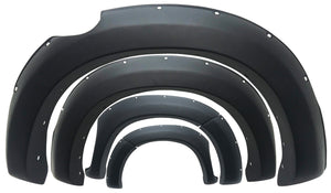 Cantoneras Hilux 11-15 negro mate