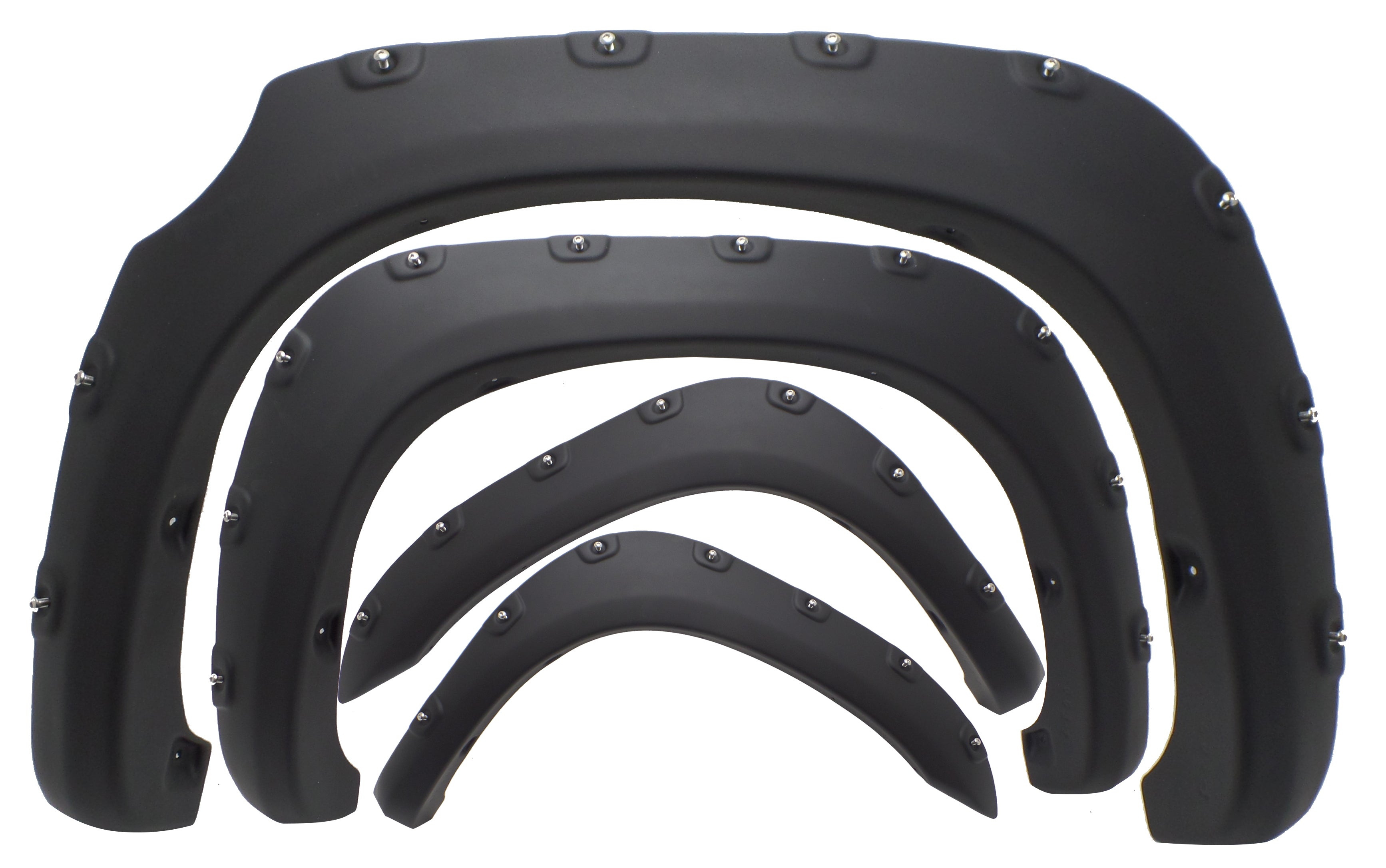 Cantoneras Tundra 07-13 negro matte
