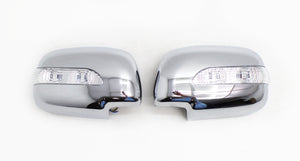 Carcasa de espejos Hilux 11-15 cromo con direccional