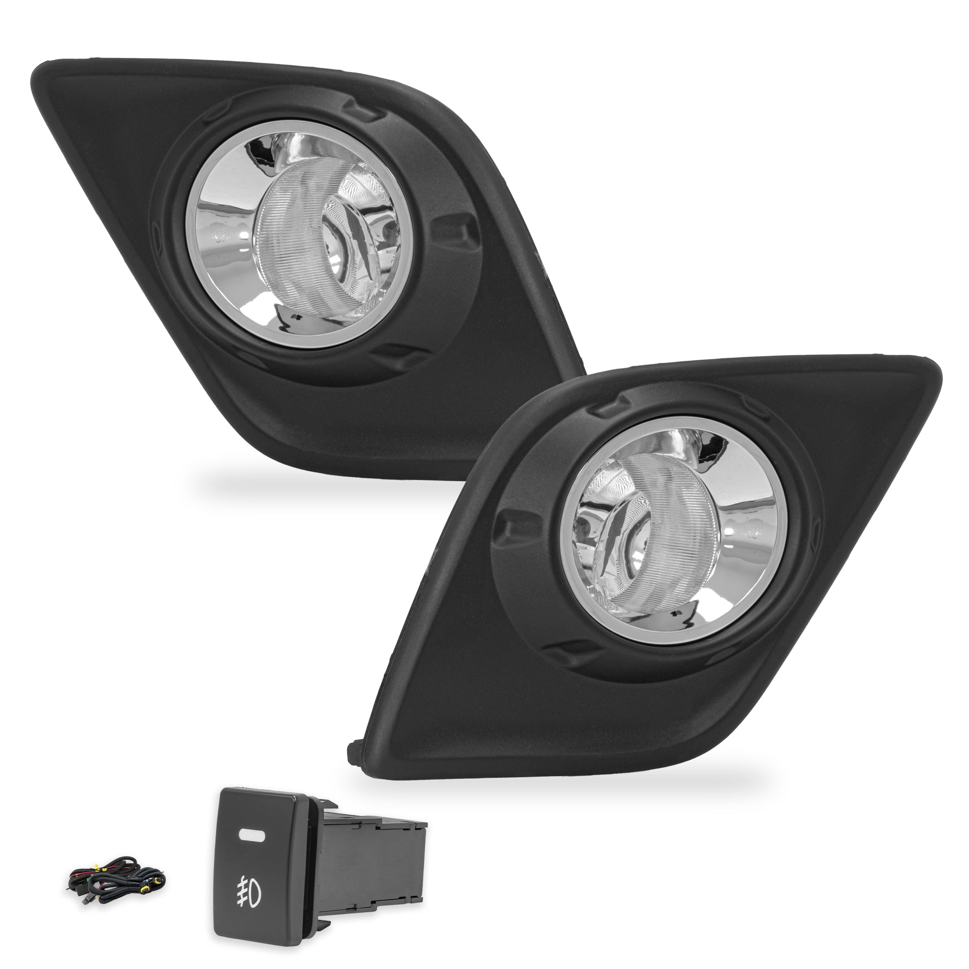 Kit faros de niebla HILUX 16-19 KIT c/cables y switch oem c/focos H16