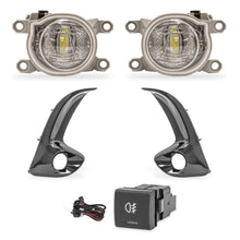 Load image into Gallery viewer, Kit faros de niebla Yaris S, Core, Base Sedan, H.B 21- 23 LED c/arnes, switch oem y focos