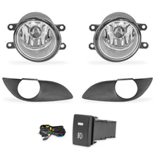 Cargar imagen en el visor de la galería, Kit faros de niebla Yaris 09-13 Hatch back c/arnes switch oem y focos H11