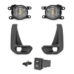 Kit Faros de niebla Hilux 21-22 c/arnes switch oem LED