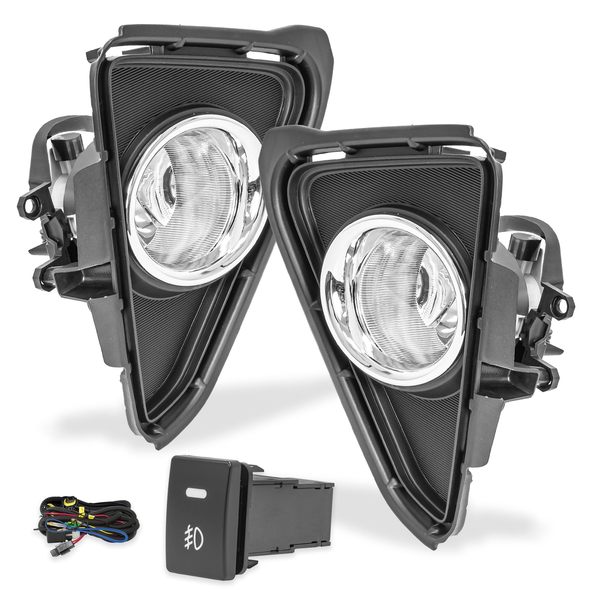 Kit faros de niebla RAV4 16-18 KIT c/arnes y switch c/foco H16