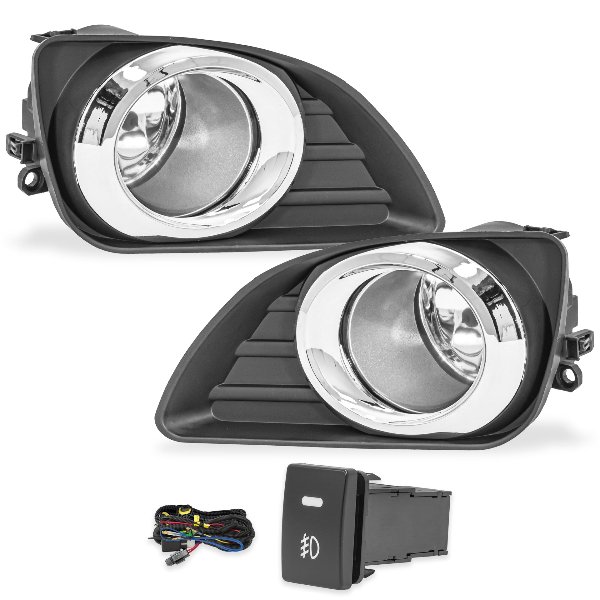 Kit faros de niebla Camry 10-11 c/arnes, y switch focos H11